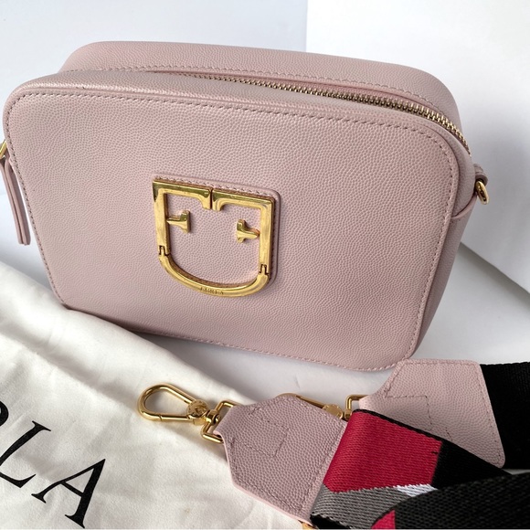 Furla pink crossbody bag with strap - Picture 2 of 13